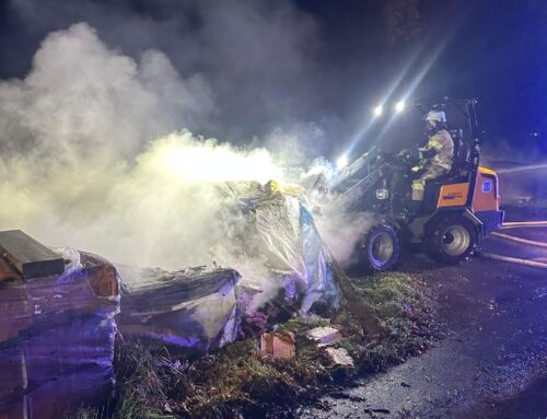 Feuer an Halle